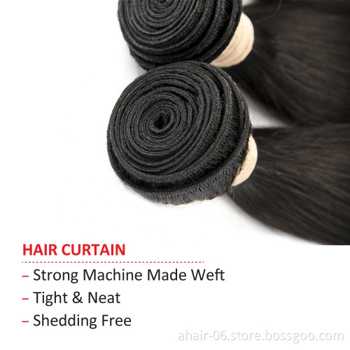 Wholesale Straight Virgin Malaysian Human Hair Weave Bundles